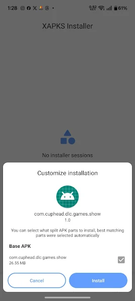 Screenshot of Cuphead DLC