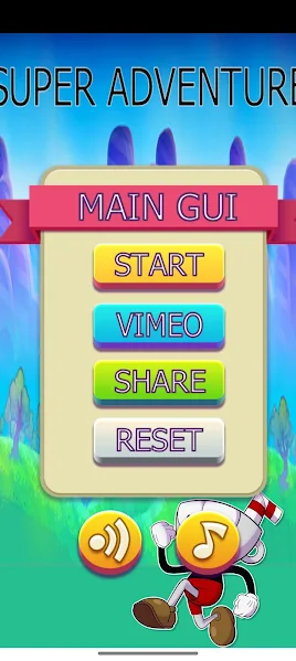 Screenshot of Cuphead DLC Game